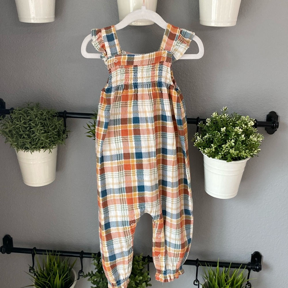 NWT Tullabee Plaid Jumper 18-24 Months